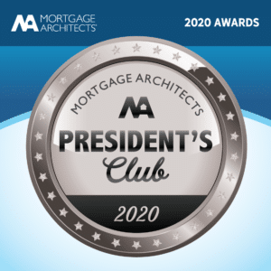 Mortgage Architects - Presidents Gold Club 2020
