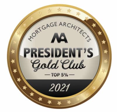 Mortgage Architects - Presidents Gold Club 2021
